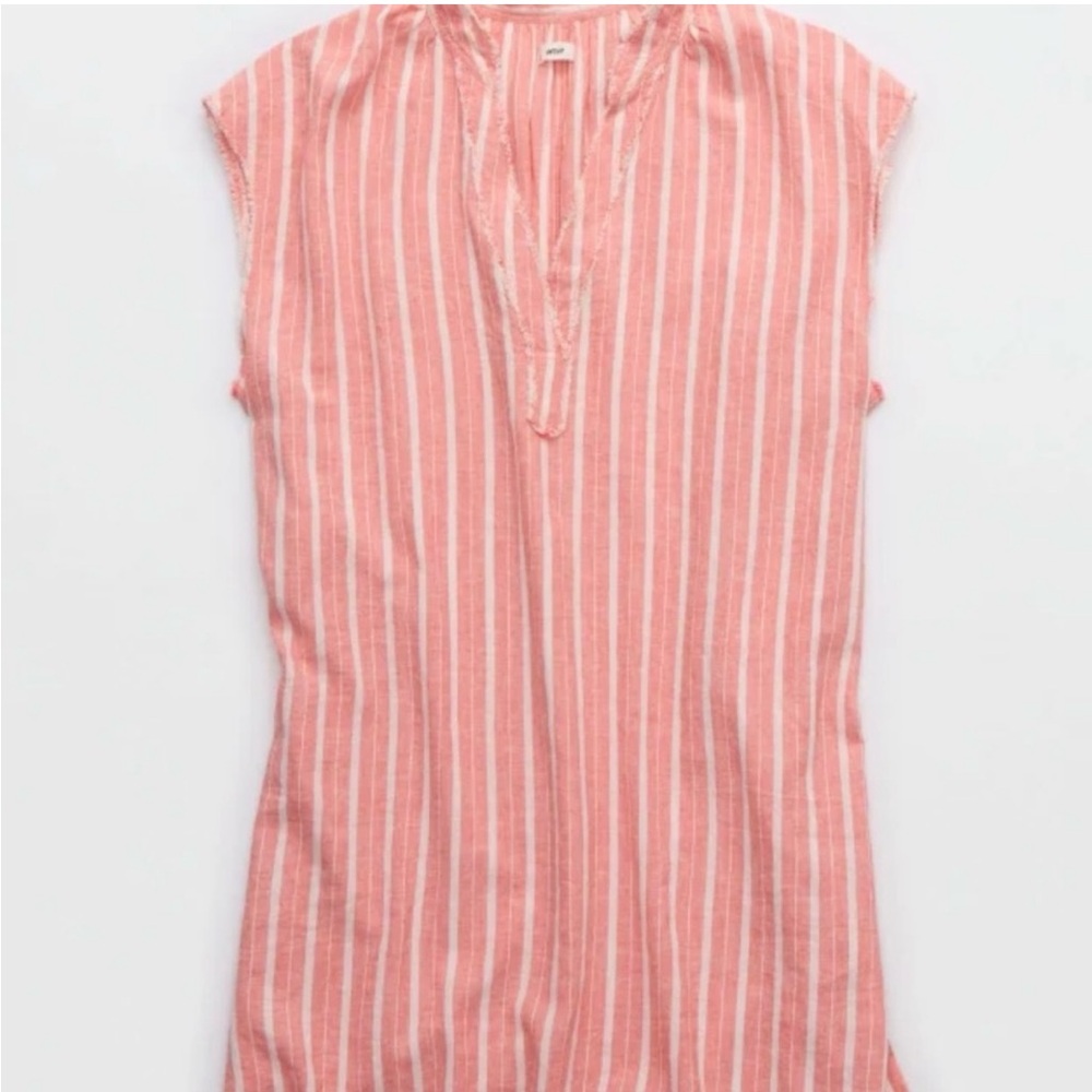 NWT Aerie Linen-Blend Pullover (Coverup)